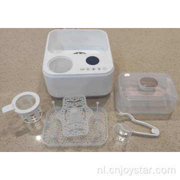 Baby Bottle Steam Sterilizer And Baby Bottle Warmer With Stainless Steel Base